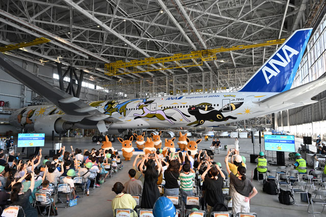 ANA、イーブイジェット就航延期 ピカチュウプロジェクト第2弾