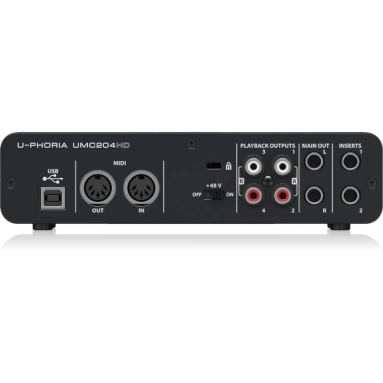 AVLFX - Behringer U-PHORIA UMC204HD USB Audio/MIDI Interface