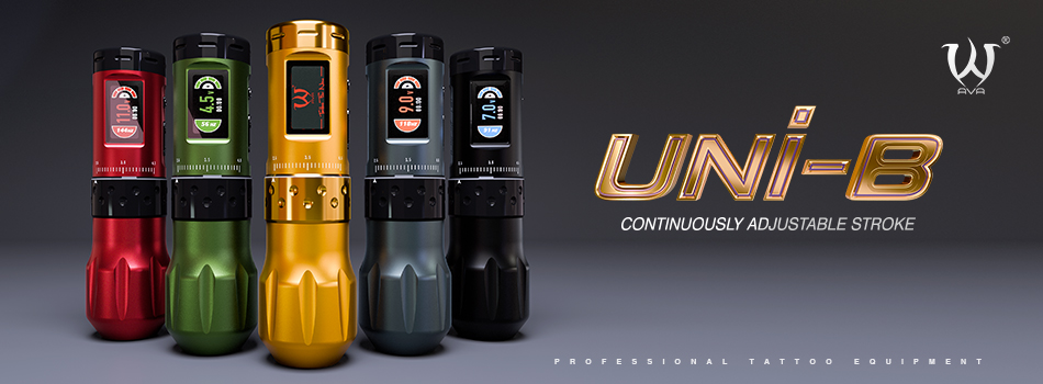 Newest AVA WIRELESS PEN ADJUSTABLE STROKE UNi-B Black [UB001