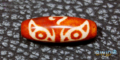 仏龍眼梵字天珠・火供龍紋天珠 ryugan32