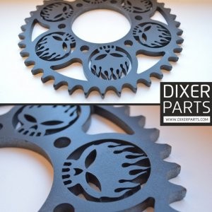 DIXER PARTS製 GSX400 インパルス 用デザインリアスプロケット｜AxxL