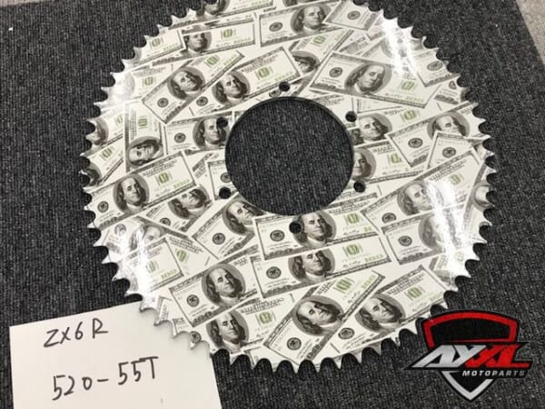 DIXER PARTS製 ZX-6R 用デザインリアスプロケット｜AxxL
