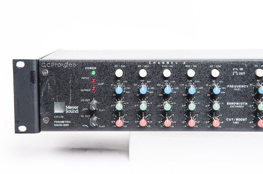 Meyer Sound CP-10 Stereo Parametric Equaliser - BN1studio
