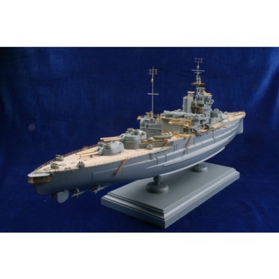 1/350 HMS Warspite Deluxe Upgrade Set (Wooden Deck+Photoetch+