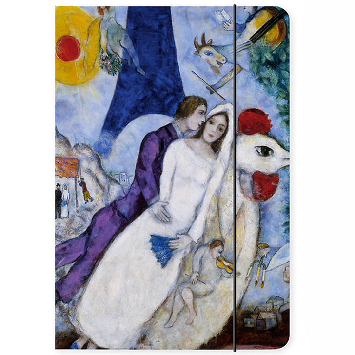 Elastic folder Marc Chagall - The Bride and Groom of the Eiffel
