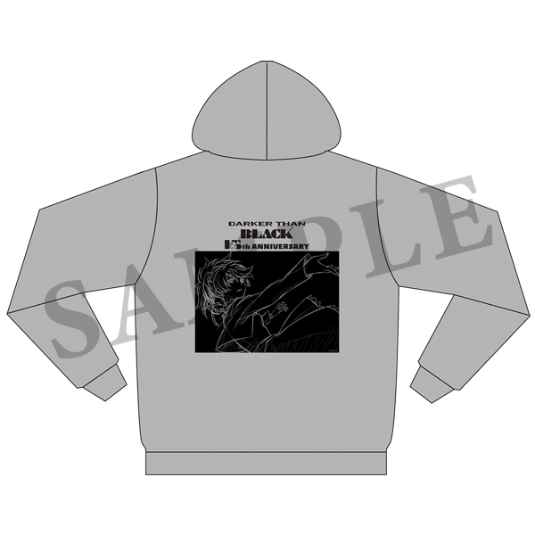 DARKER THAN BLACK パーカー 銀 15th Anniversary: キャラグッズ