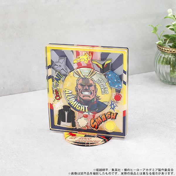 僕のヒーローアカデミア アクリル缶バッジホルダー オールマイト