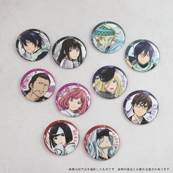 ノラガミ 缶バッジセット／夜ト&ひより: キャラグッズ｜bones store