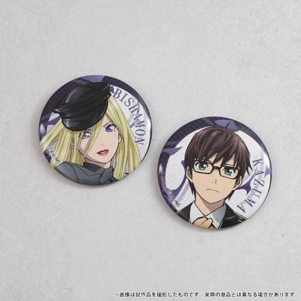 ノラガミ 缶バッジセット／毘沙門&兆麻: キャラグッズ｜bones store