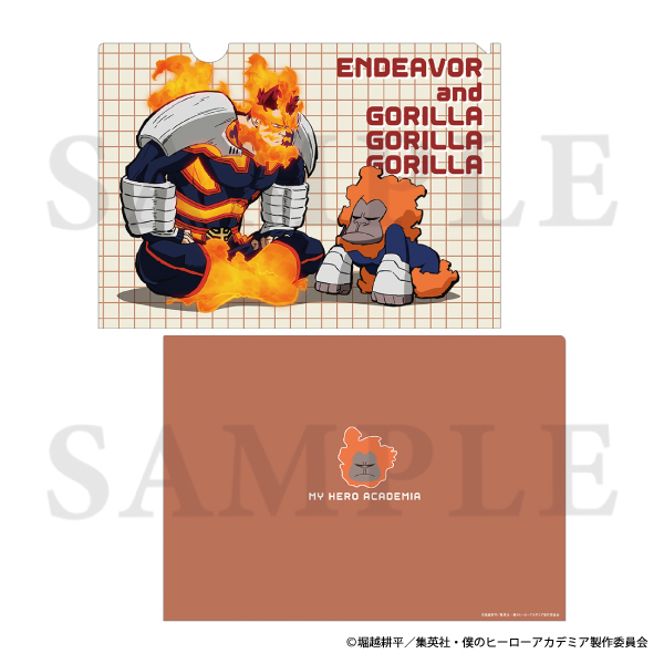 僕のヒーローアカデミア クリアファイル／MHAnimals エンデヴァー