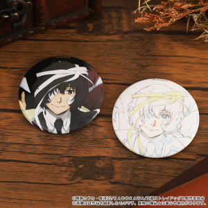 文豪ストレイドッグス 原画缶バッジセット 芥川龍之介&中原中也&エリス