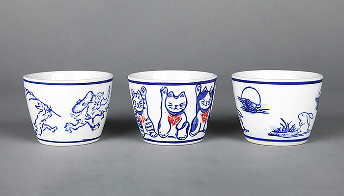 南京絵付鉢3点セット | 盆栽、盆栽書籍、盆栽鉢の通販│近代出版