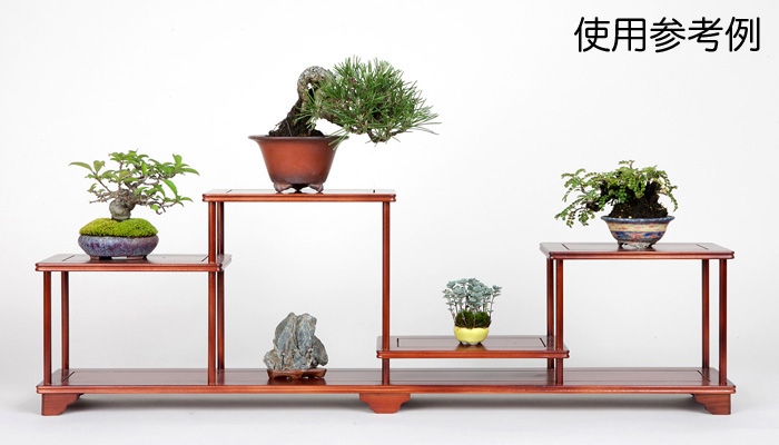 段違い飾り棚 ※二級品特価 | 盆栽、盆栽書籍、盆栽鉢の通販│近代出版