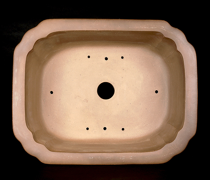 烏泥外縁隅入長方鉢 | 盆栽、盆栽書籍、盆栽鉢の通販│近代出版