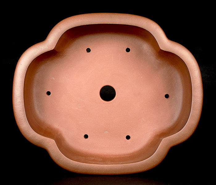 紫泥外縁木瓜式鉢 | 盆栽、盆栽書籍、盆栽鉢の通販│近代出版