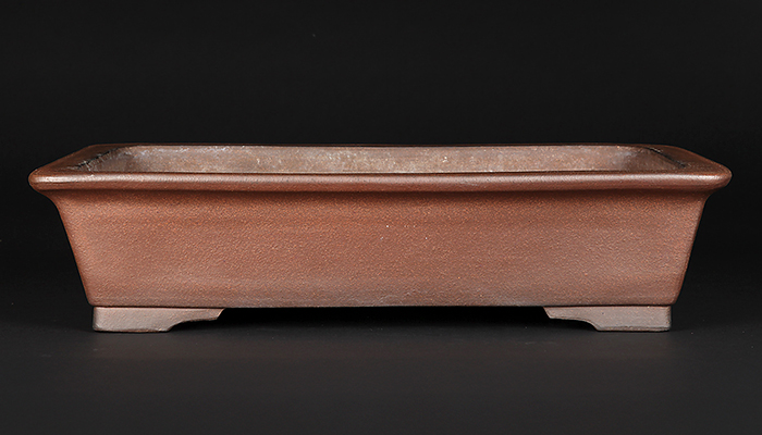 行山外縁長方鉢 | 盆栽、盆栽書籍、盆栽鉢の通販│近代出版