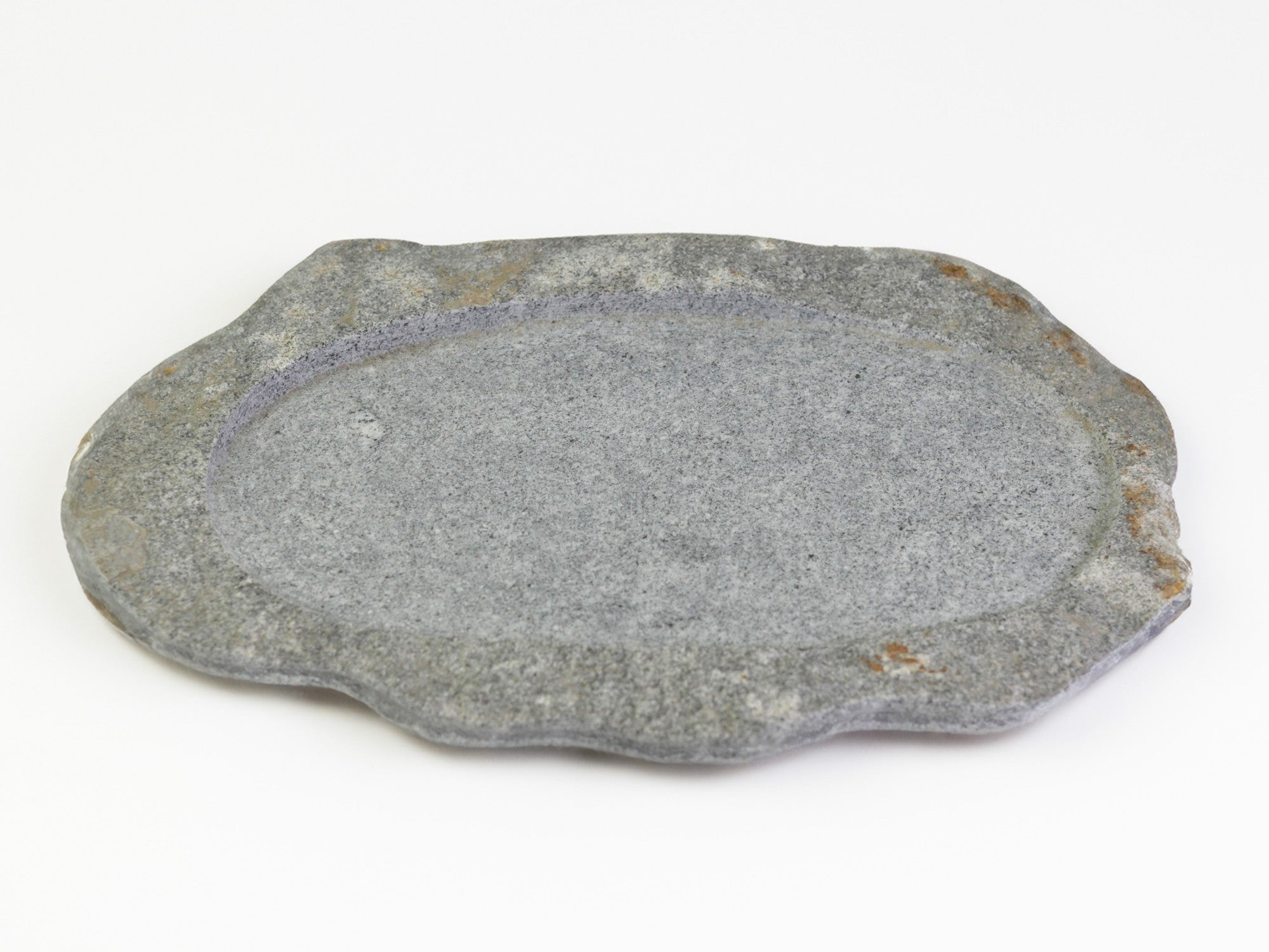 庵治石 花台 お皿 楕円形 (漆無し)の販売｜盆栽妙 – 盆栽妙 本店