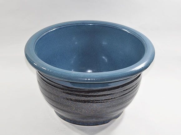 睡蓮鉢 めだか鉢】信楽焼 生子千段水鉢 13号サイズ｜ 盆栽妙 – 盆栽妙 本店