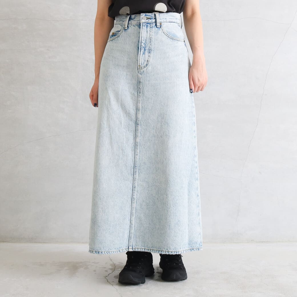 Ungrid アングリッド ポケット リメイク デニム ロングスカート｜BORN
