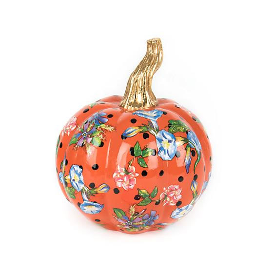 MacKenzie-Childs Flower Market Mini Pumpkin, Orange | 35509-0054