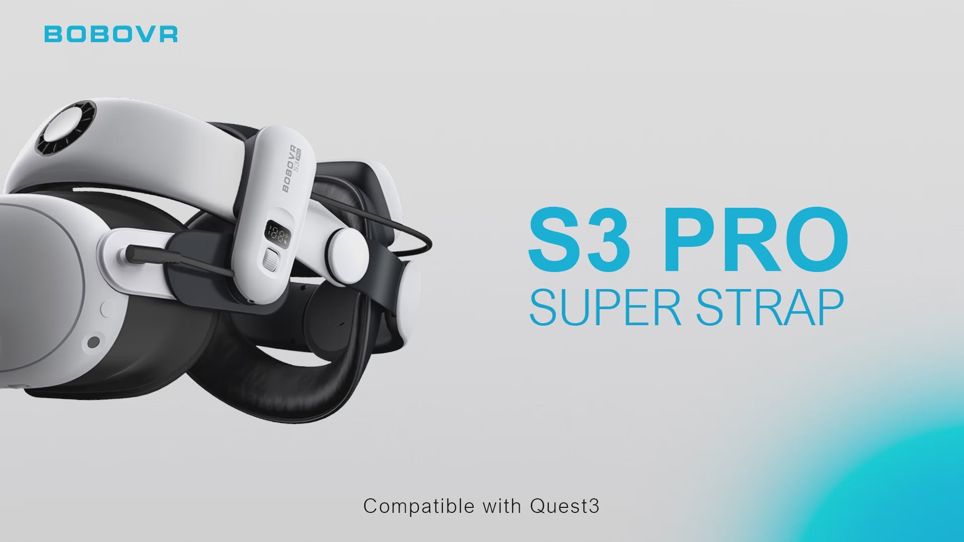 BOBOVR S3 Pro バッテリーストラップ for Meta Quest 3 & Quest 3S