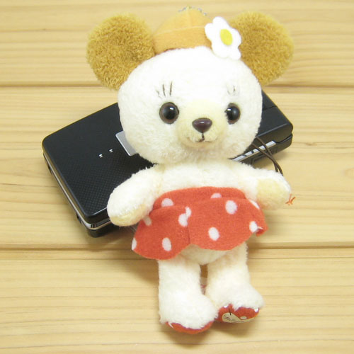 ディズニー ミニー＆カドリーベア ボールチェーン付き☆雑貨のおもちゃ