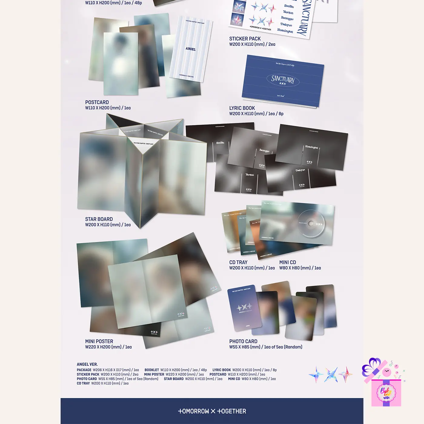 TXT – The Star Chapter : SANCTUARY + Weverse Gifts [ANGEL Ver