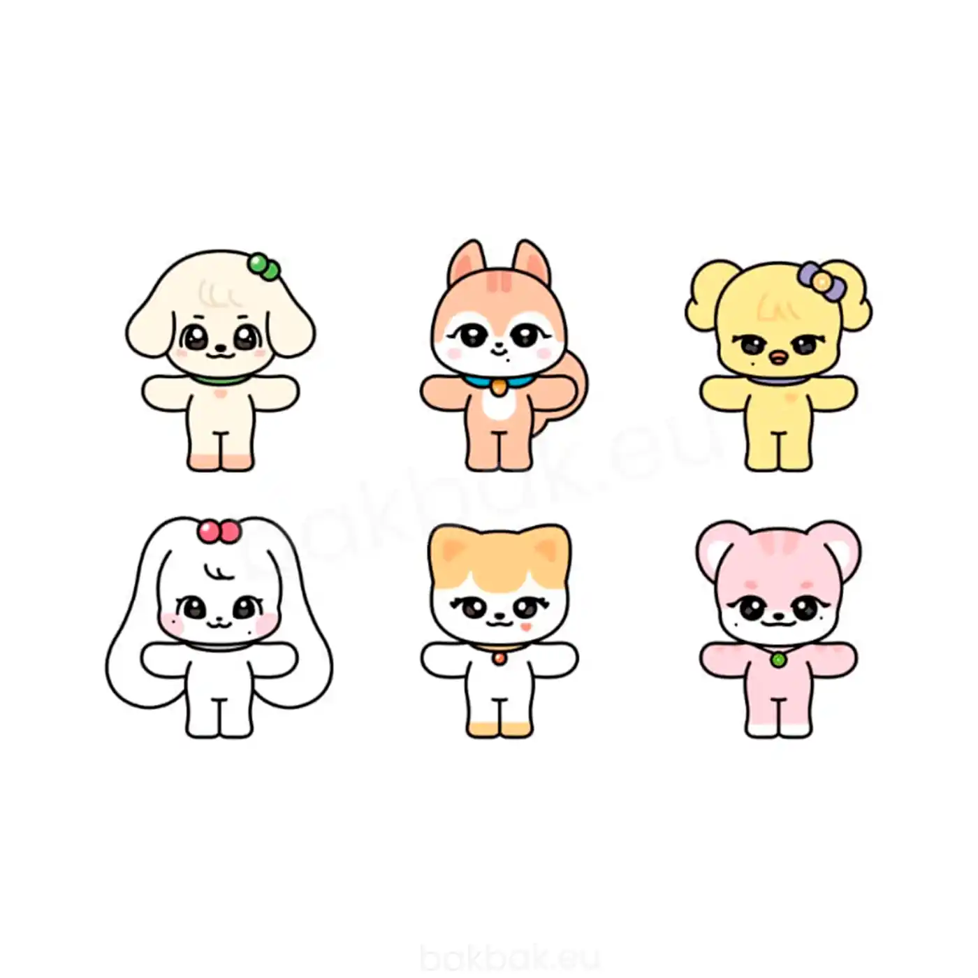 IVE – Fluffy Plush 30cm (Welcome To MINIVE School Official MD