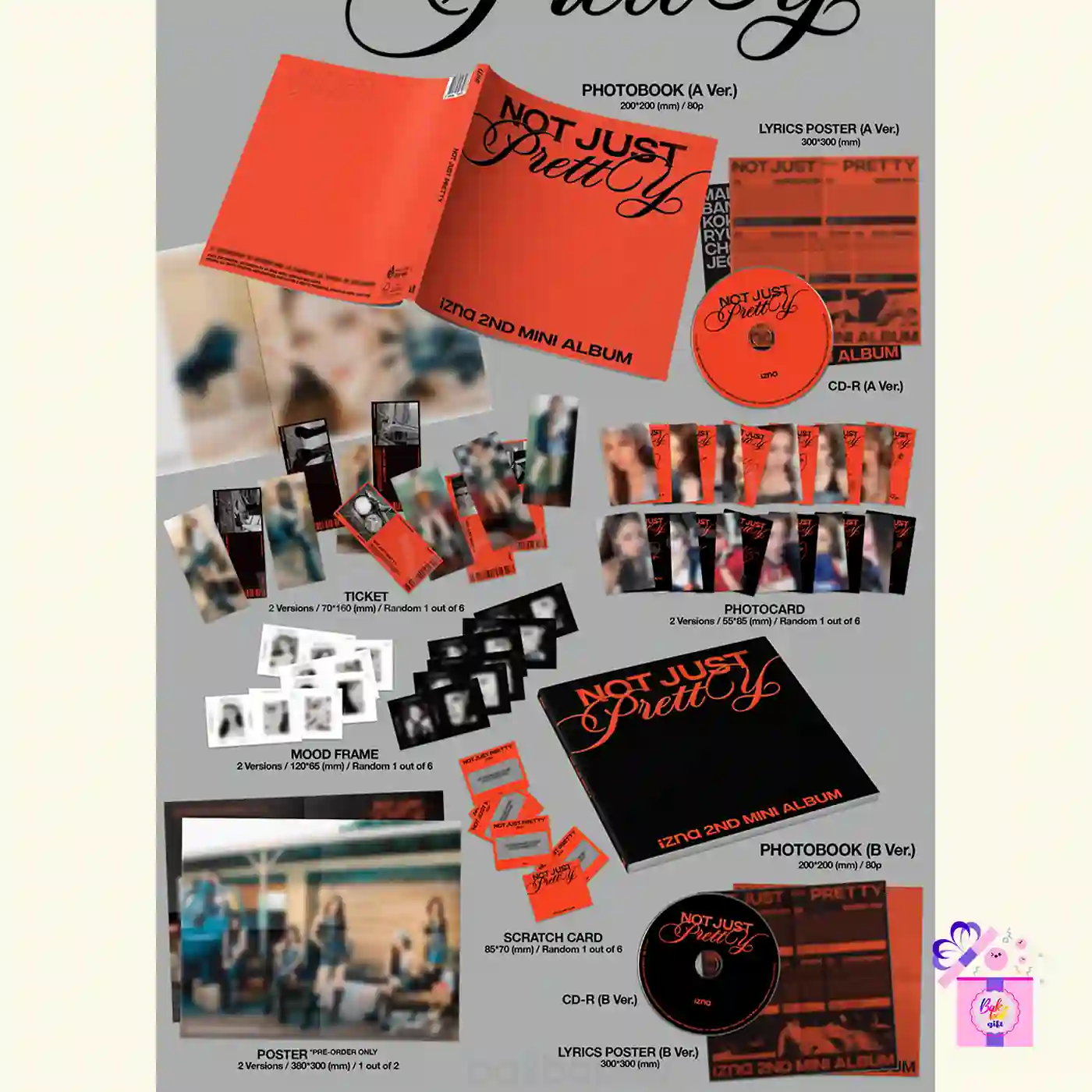 izna – Not Just Pretty (PHOTOBOOK Ver.) + Limited Photocards* [2nd