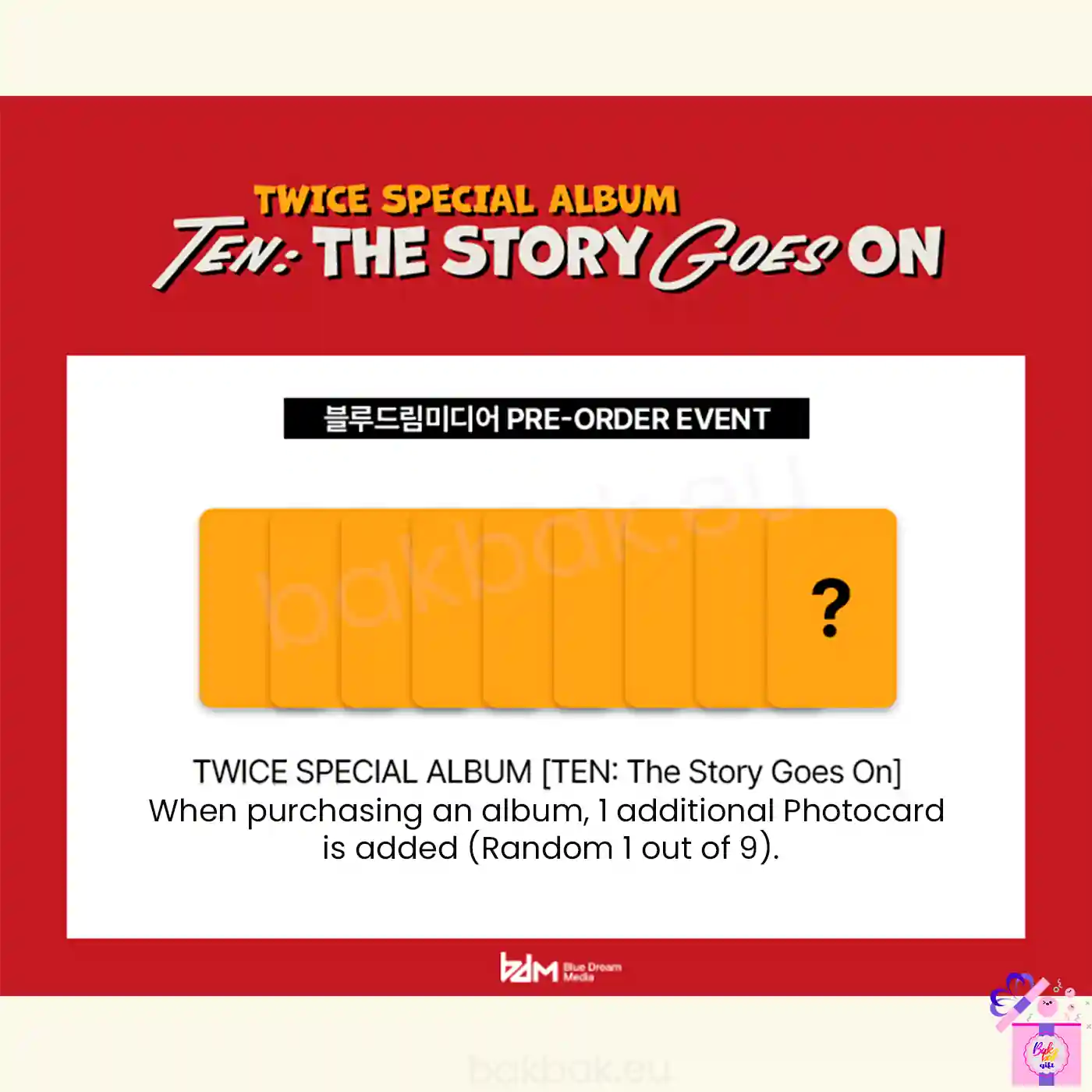 TWICE – TEN: The Story Goes On (CAST Ver.) + Limited Photocards