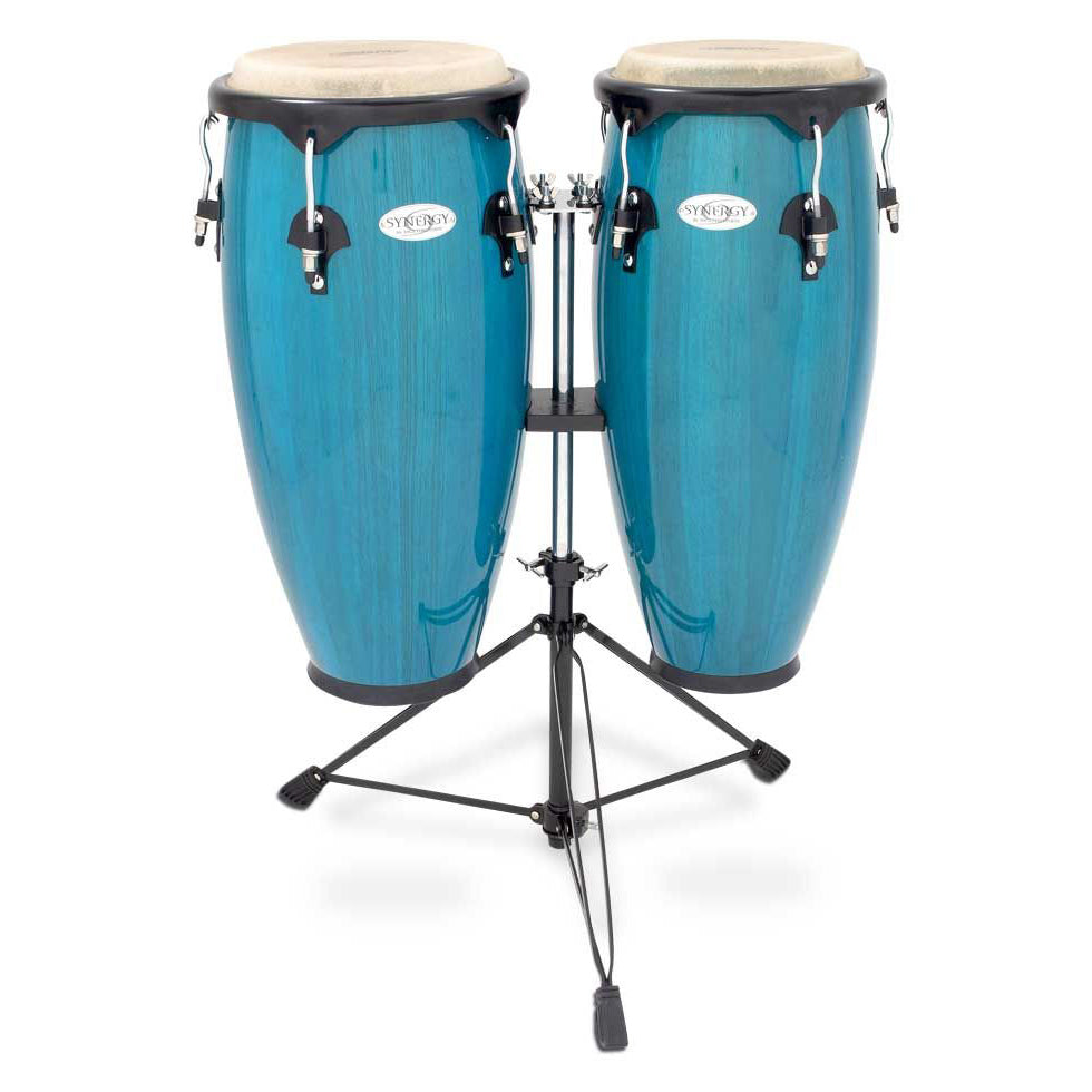 Toca Percussion Player Series Wood Conga Set with Double Stand