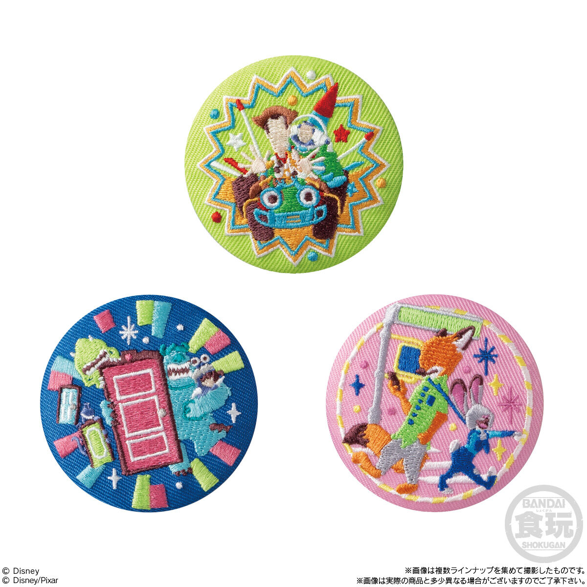 Disney Characters 刺繍缶バッジビスケット2｜発売日：2025年12月22日