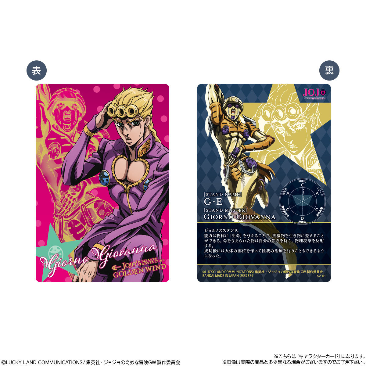 ジョジョの奇妙な冒険 黄金の風 ウエハース2｜発売日：2021年3月1日