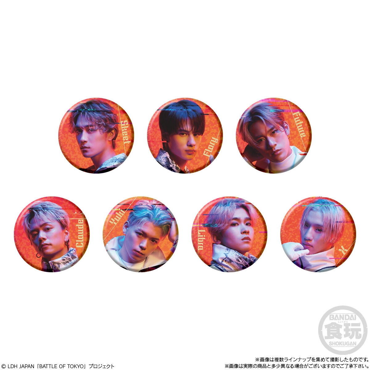 BATTLE OF TOKYO 缶バッジチョコスナック｜発売日：2024年9月30日