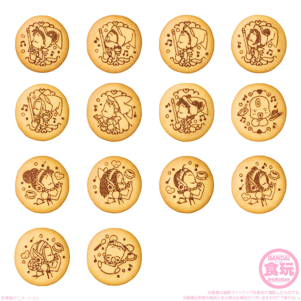 おジャ魔女どれみ 刺繍缶バッジビスケット｜発売日：2025年4月21日