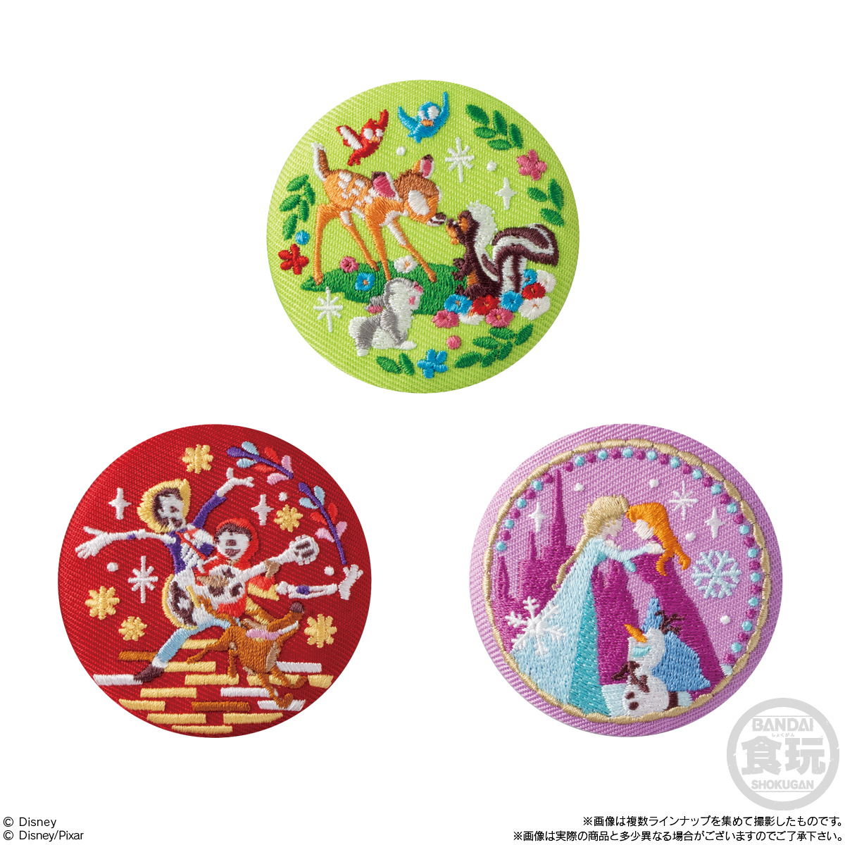 Disney Characters 刺繍缶バッジビスケット2（再販）｜発売日：2026年7
