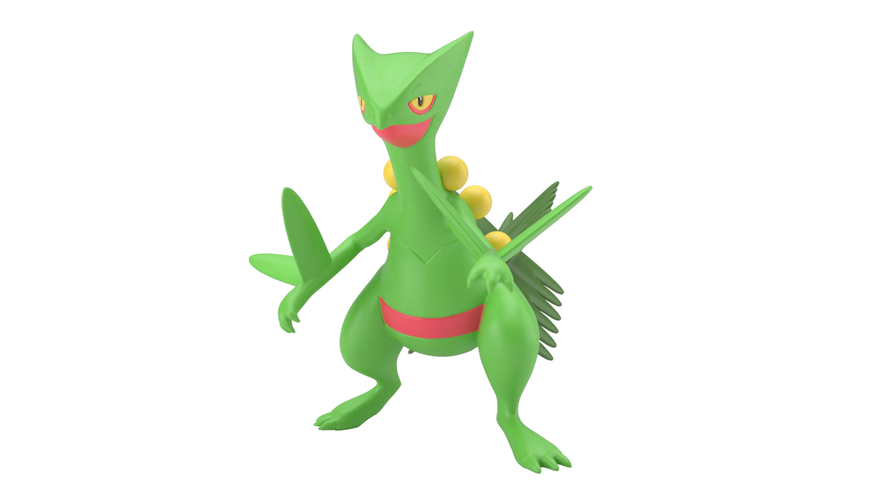 ジュカイン｜ポケモンフィギュア図鑑｜ポケモンスケールワールド