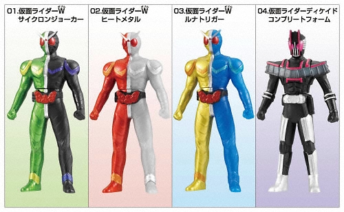 仮面ライダーダブル ソフビヒーロー仮面ライダーダブル編｜バンダイ