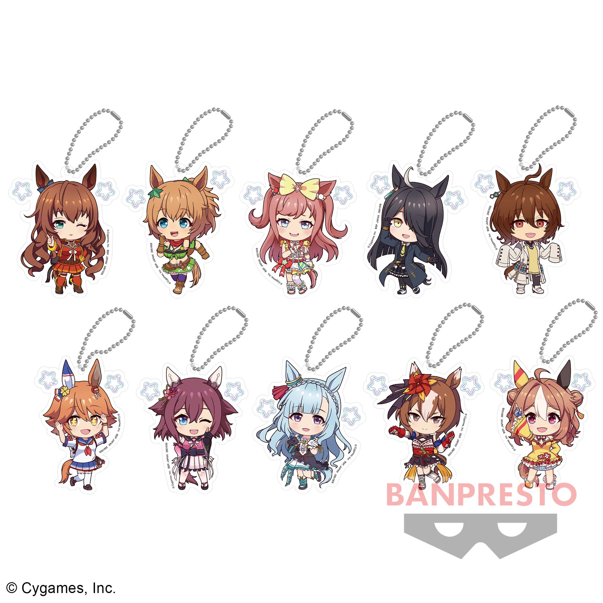 ウマ娘 プリティーダービー アクリルプレートキーホルダー〜ウイニング