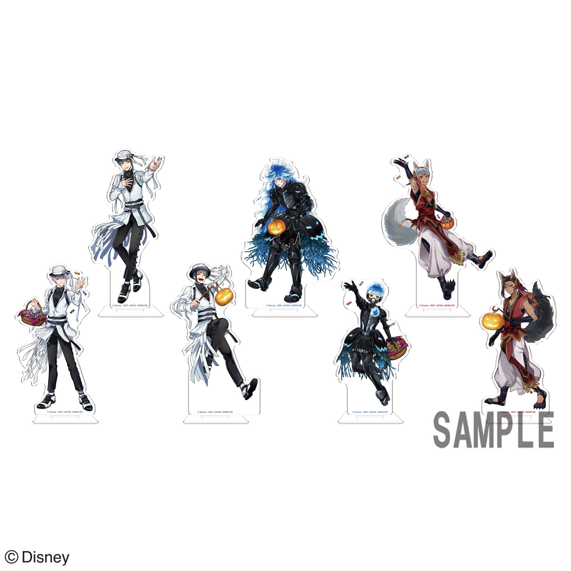 ディズニー ツイステッドワンダーランド スタンド付きアクリルプレート