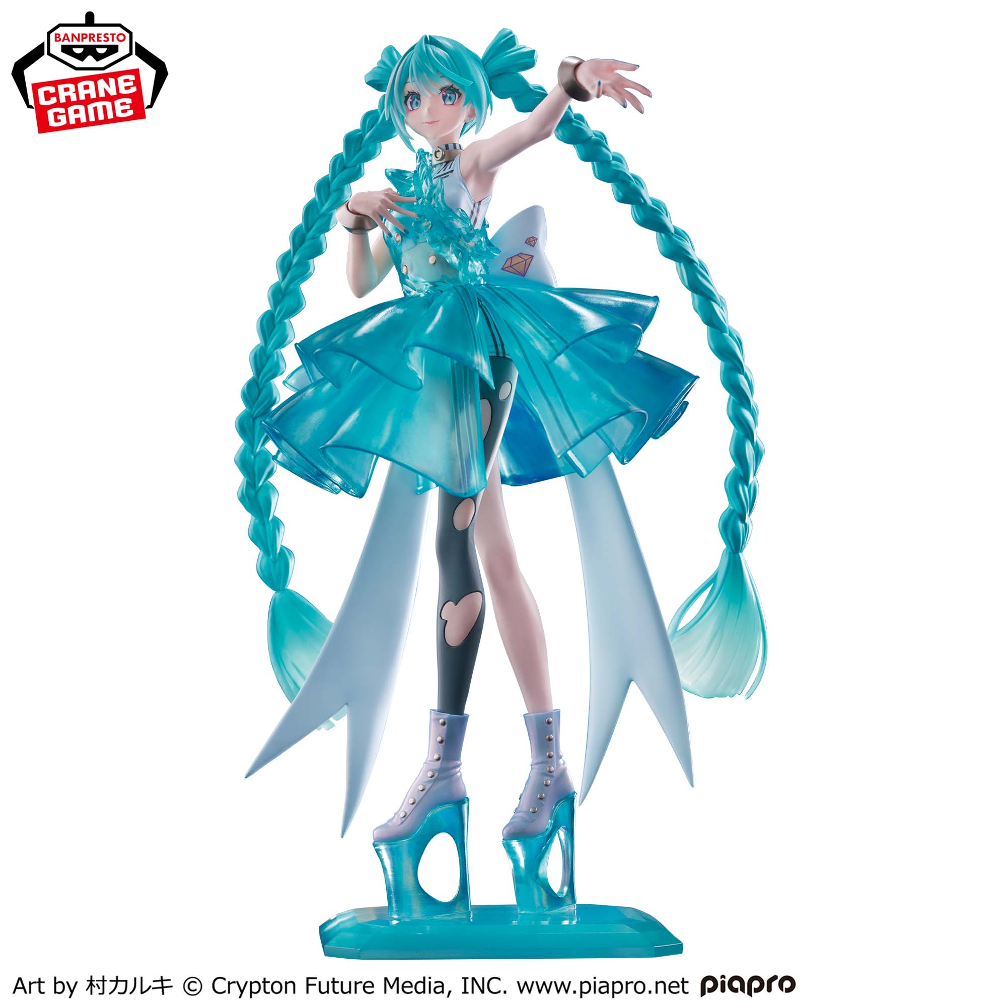 初音ミク BANPRESTO EVOLVE Clearluxe-EmeraldGem-フィギュア│株式