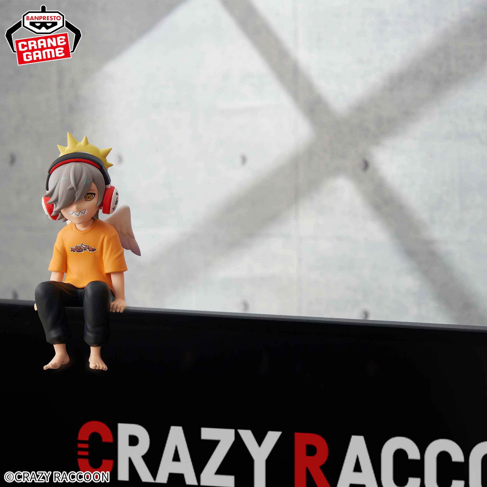 Crazy Raccoon モニタートップフィギュア-だるまいずごっど-│株式会社