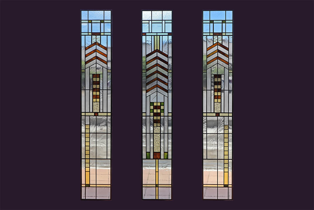 ライトスタイル(フランク・ロイド・ライト)-015 | ステンドグラスバロック