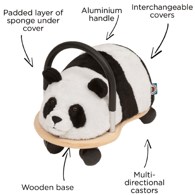 Wheelybug Plush Panda - Baby and Child Store