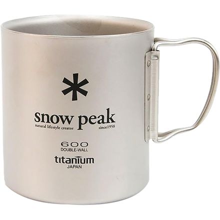 Snow Peak Titanium Double Wall Cup 600 - Hike & Camp