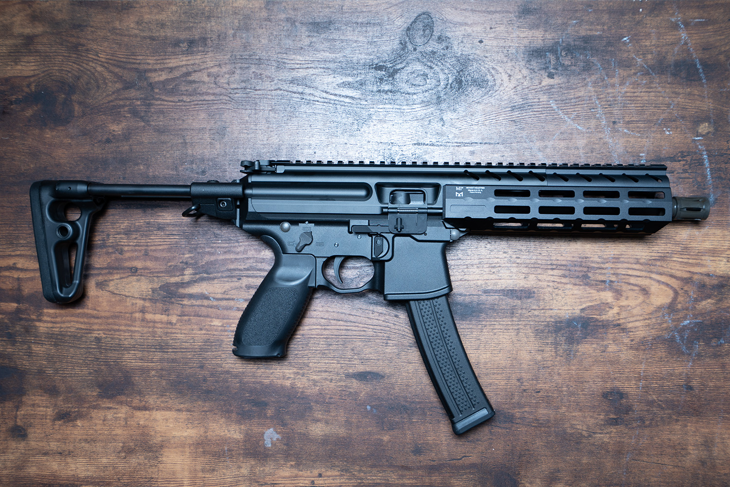 APFG MPX 8in Carbine GBB リアル刻印 MIタイプハンドガード標準装備
