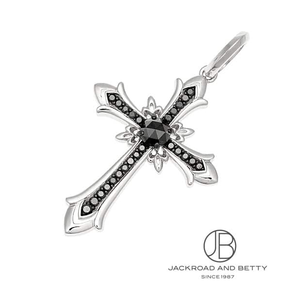 ブラックダイヤモンド クロス ペンダントトップ[] Black Diamond Cross