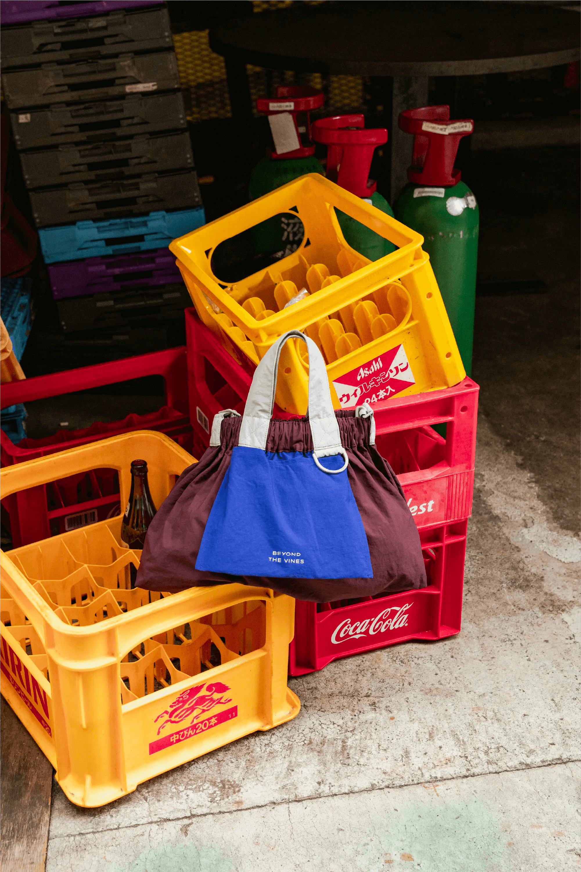 カラーブロック M ダンプリングバッグ | Beyond The Vines – Beyond