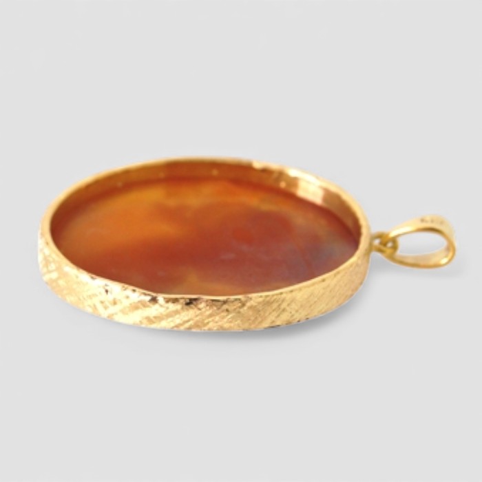 オーダー例】K18シェルカメオのペンダントトップ - ベル宝飾オンライン