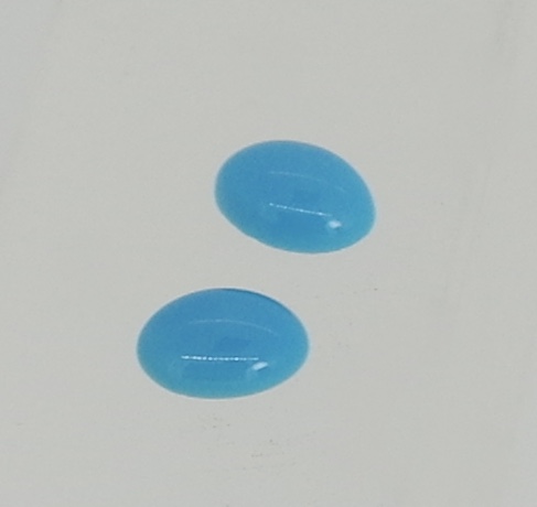 ターコイズ(トルコ石) 約7×5mm 12月誕生石 - ルビー通販 ベルマックス